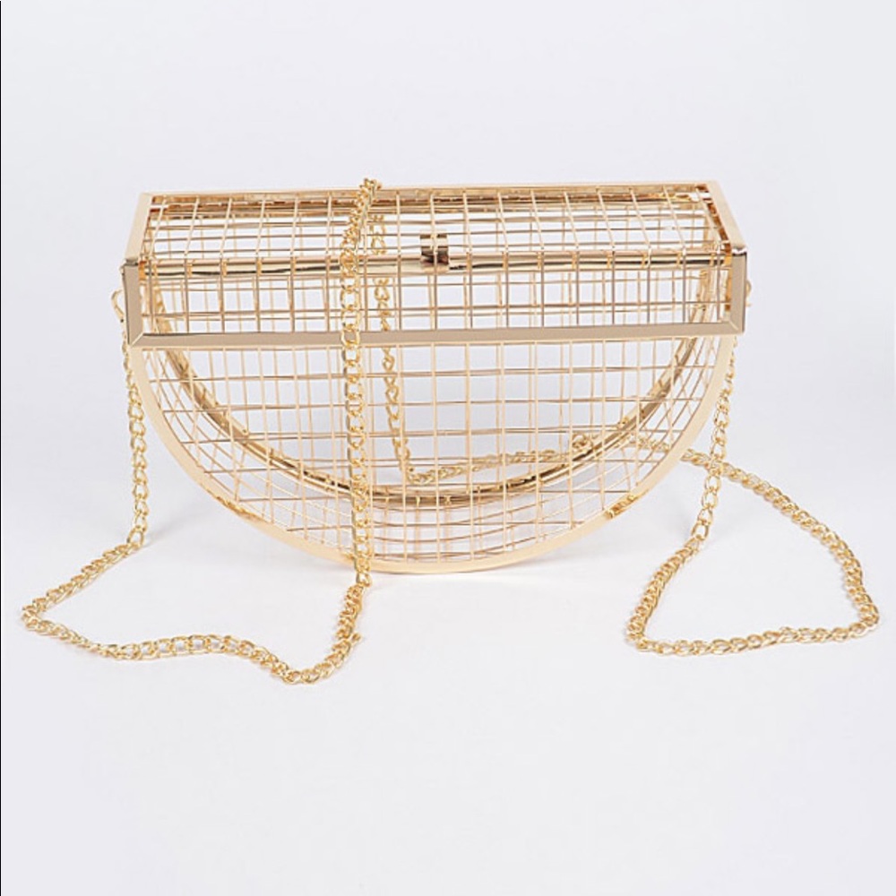 Caged Beauty Metal Crossbody